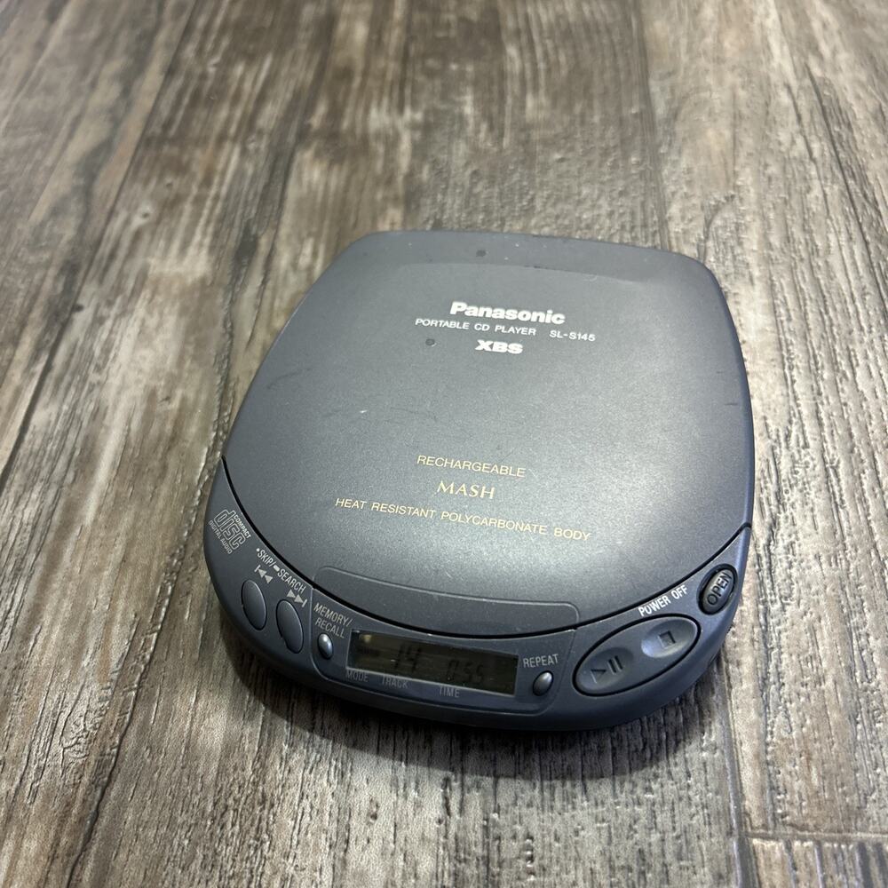 PANASONIC SL-S145 PORTABLE CD PLAYER XBS MASH TESTED WORKING CLEAN